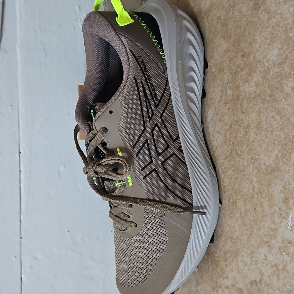 New ASICS Men's Trail Running Shoes - Brown and Gray